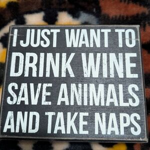 Primitives by Kathy Black and White Sign